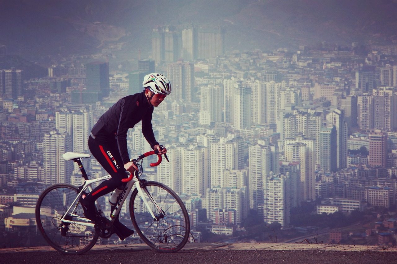 cycling, city, bike